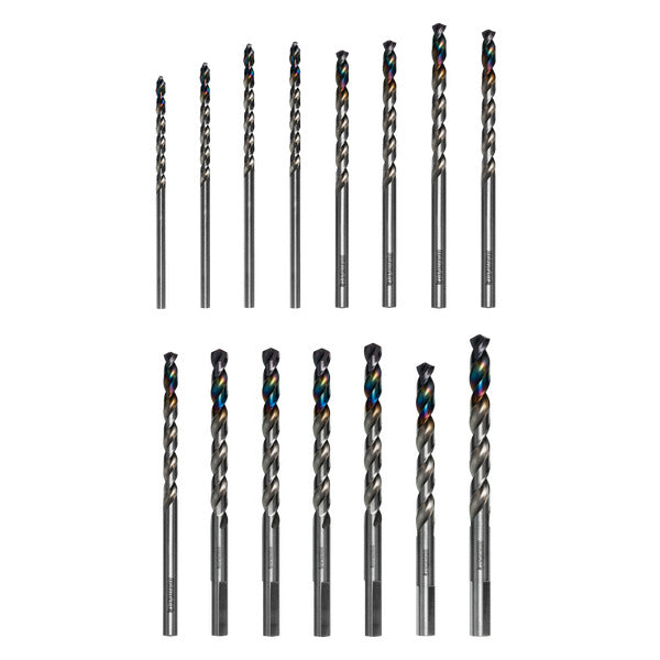 Diablo DMD-S15T 15 pc Metal Demon™ Drill Bits Set for Mild, Hardened and Stainless Steels