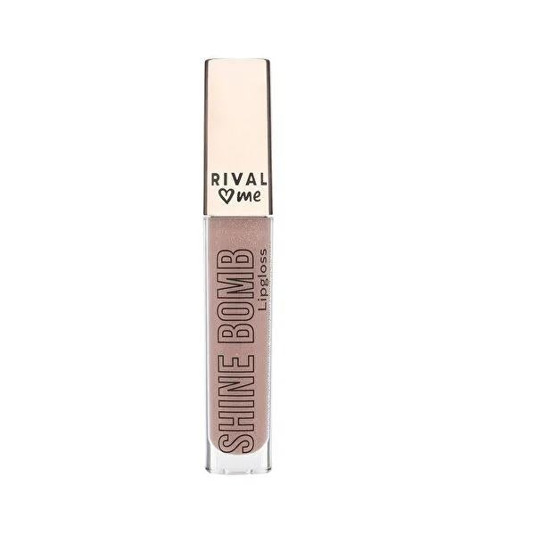 Rival Loves Me Lip Gloss Bomb No. 09 Toffee Lover - Moisturizing Shiny Lip Gloss with Toffee Flavor