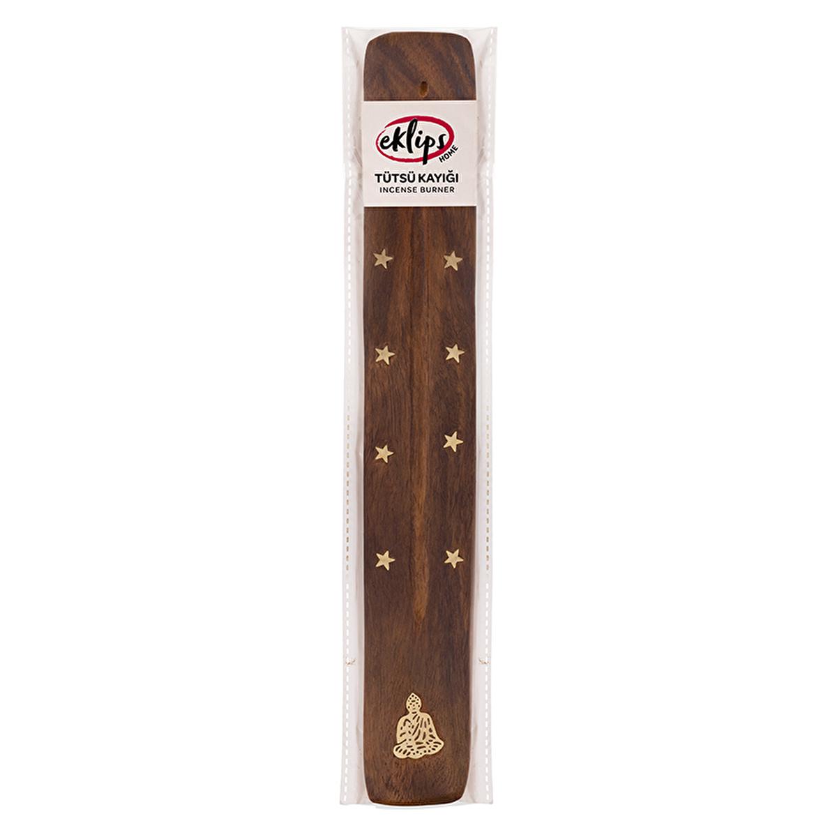 Eklips Wooden Incense Holder - Handmade Aromatherapy Accessory for Meditation & Home Decor