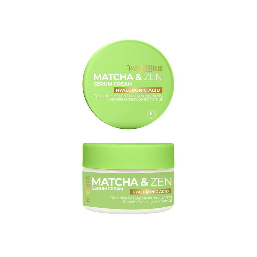 WeMara Matcha & Zen Serum Cream for Soothing Hydration 40ml