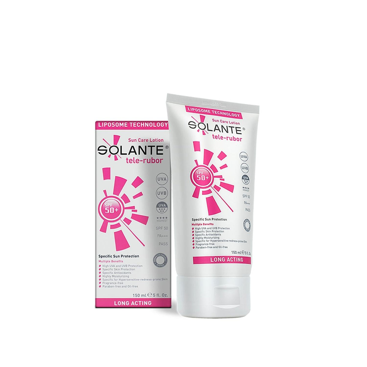 Solante Telerubor Spf50 Sunscreen Lotion for Sensitive Skin - SPF50 Protection, 150ml