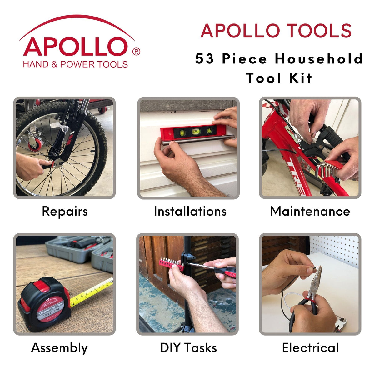 53 Piece Household Tool Kit - DT9408