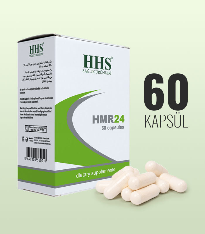 HHS HMR 24 β Natural Herbal Supplement | 60 Capsules | Daily Wellness Support