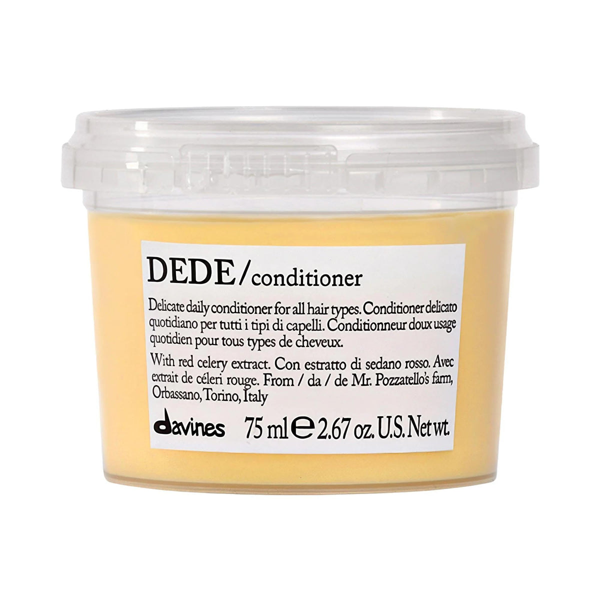 DEDE Delicate Daily Conditioner - Vegan, Lightweight Hair Conditioner for Daily Hydration