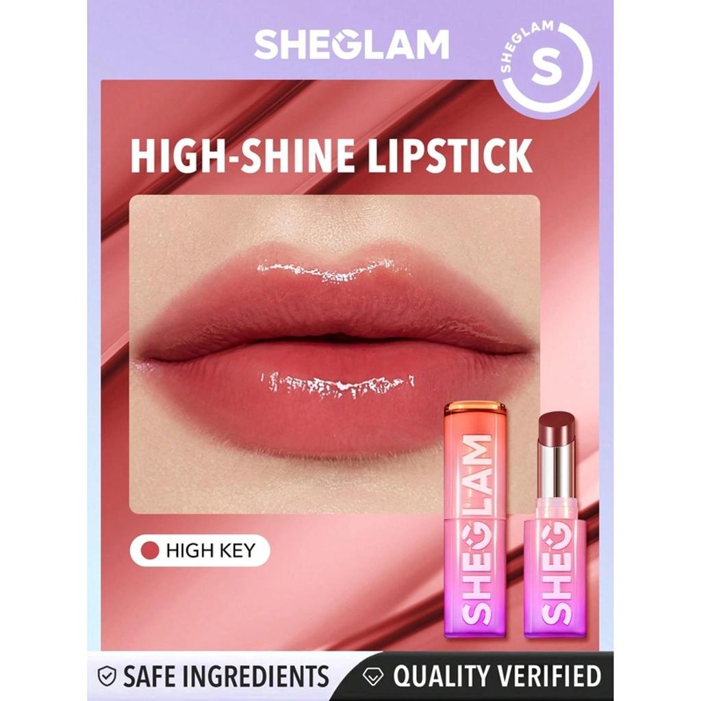 Sheglam Mirror Kiss High-Shine Lipstick in 111 High Key