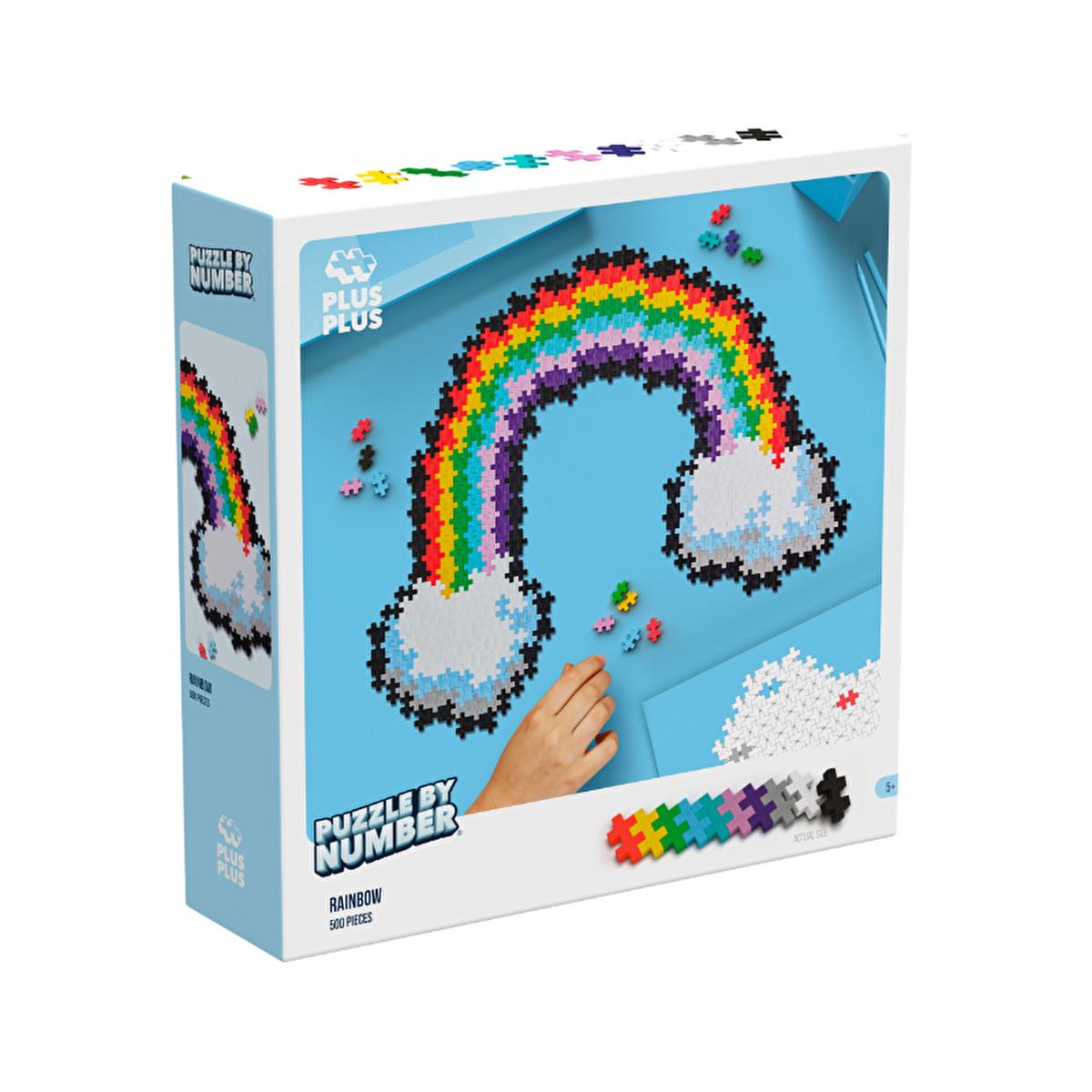 Plus Plus - 500 Piece Rocket Puzzle Toy for Kids - Educational Puzzle Game Enhancing Creativity and Problem-Solving Skills
