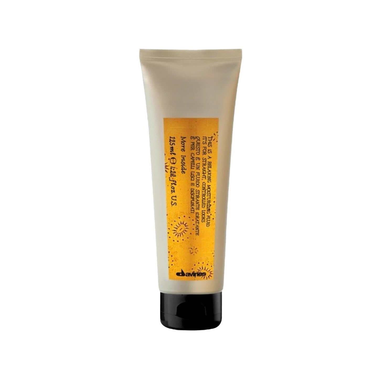 Davines Relaxing Moisturizing Fluid - 125ml Hydrating Skincare for Dry Skin Relief