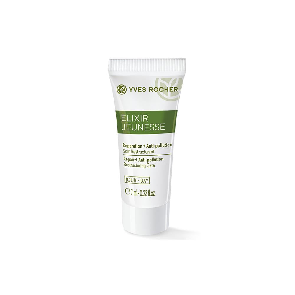 Yves Rocher Anti-Aging Day Cream Mini - Detoxifying, Natural Skincare for Travel