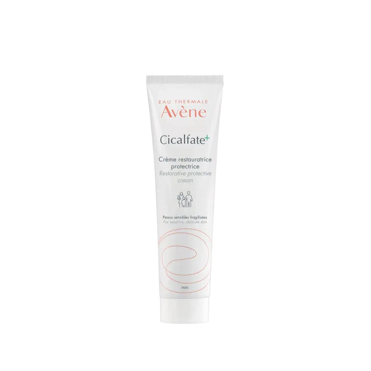 Avene Cicalfate+ Moisturizing Cream for Sensitive Skin - Soothes & Repairs Damaged Skin, 1.35 fl oz