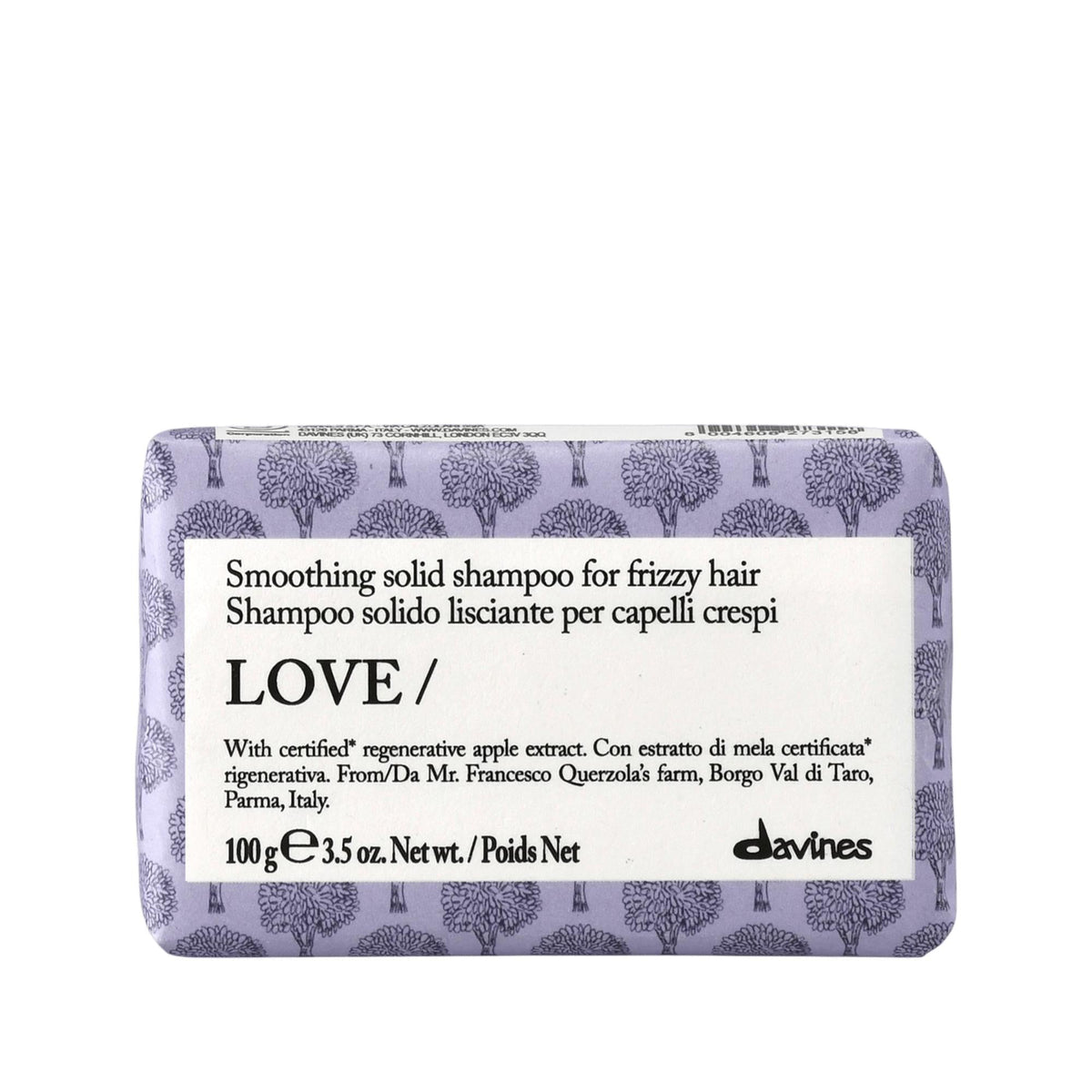 Davines Love Anti-Frizz Solid Shampoo Bar 100g