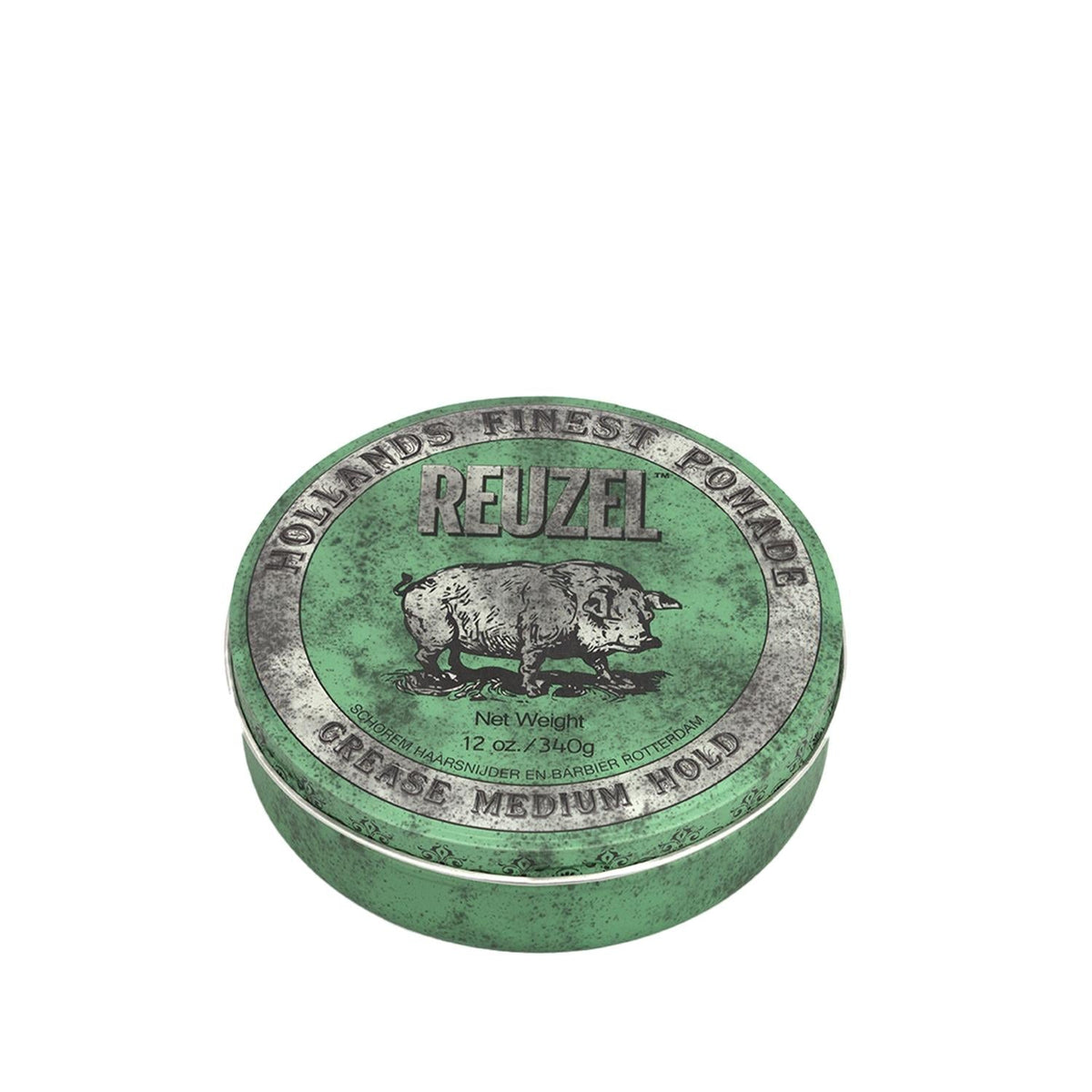 Reuzel Green Pomade Grease 340g - Strong Hold Hair Styling for Men