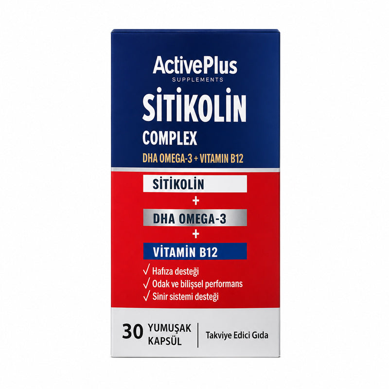 Active Plus Citicoline Complex Dietary Supplement 30 Softgels