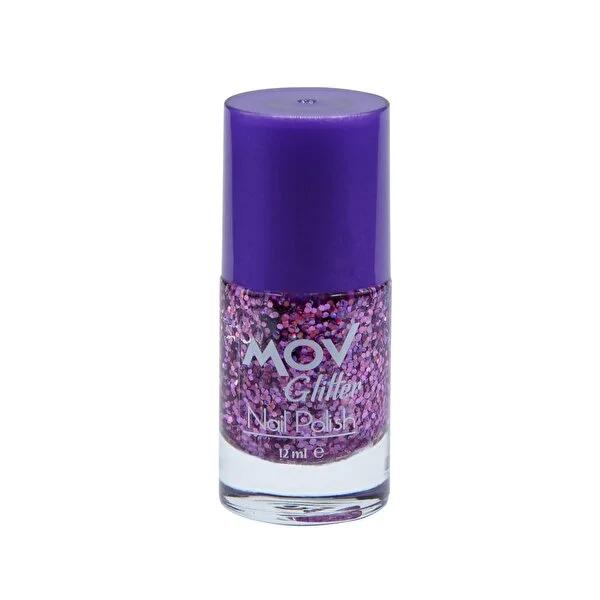 Mov Glitter Nail Polish - Shiny Nail Art & Decoration Supplies