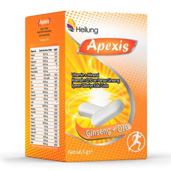 Apexis Multi Ginseng & Q10 Daily Supplement 30 Tablets