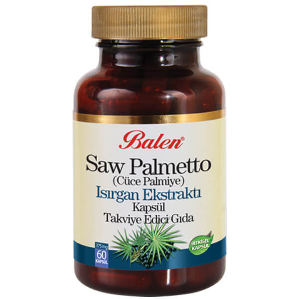 Balen Saw Palmetto & Nettle Extract Capsules 60 Count