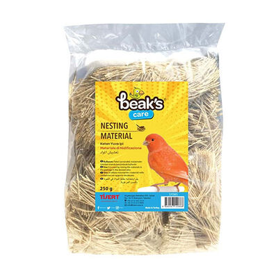 Beaks Flax Fiber Bird Nesting Material for Cage Birds 250g
