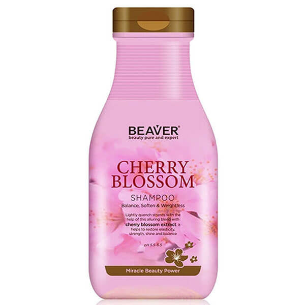 Beaver Cherry Blossom Shampoo for Volume and Shine 350 ml