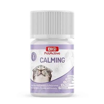 Bio Pet Active Calming Stress Support for Cats 60 Tablets