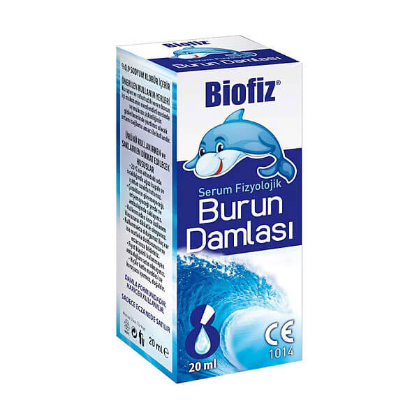 Biofiz Saline Nasal and Eye Drops for Gentle Cleansing 20 ml
