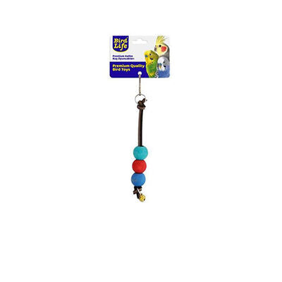 Birdlife Leather Bird Swing Durable Cage Toy for Small Birds