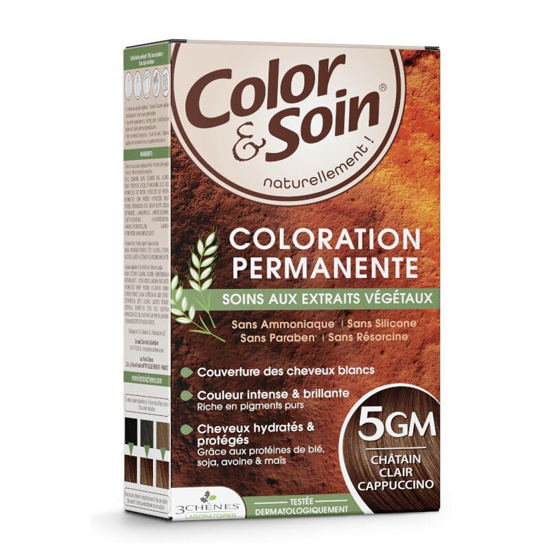 Color & Soin Hair Dye 5GM Light Brown for Vibrant Color