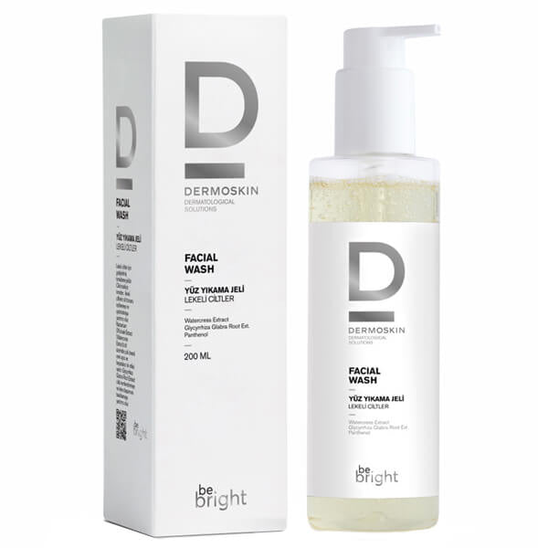 Dermoskin Brightening Face Wash Gel for Uneven Skin 200 ml