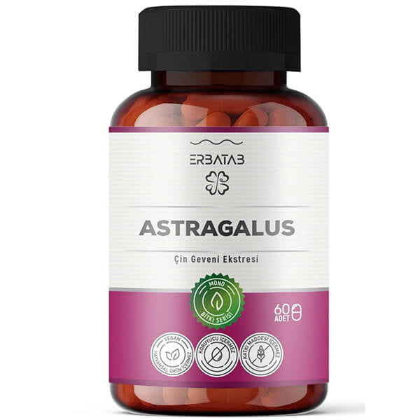 Erbatab Astragalus Extract Dietary Supplement 60 Capsules