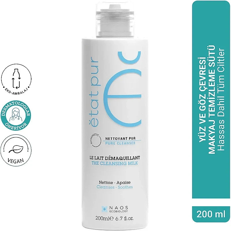 Etat Pur Cleansing Milk Gentle pH Face & Makeup Remover 200ml