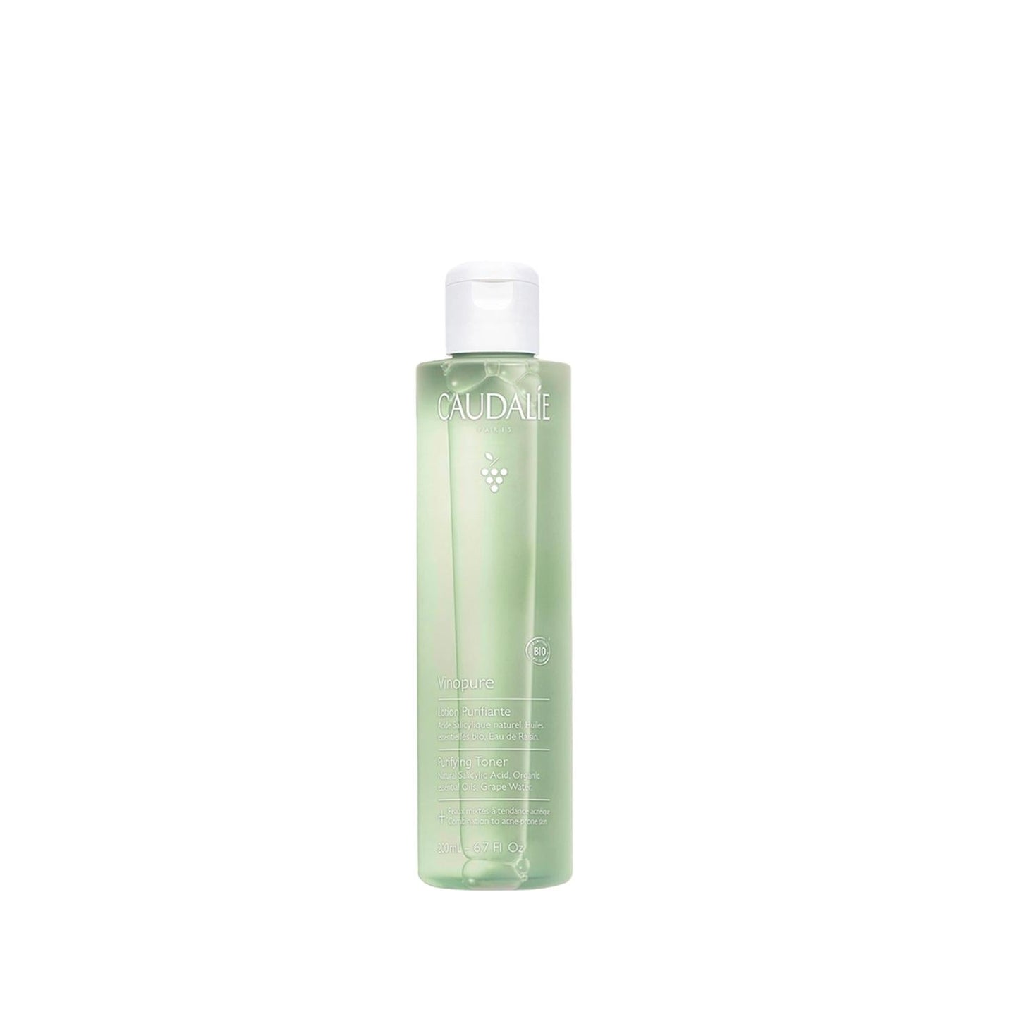 Caudalie Vinopure Acne Treatment Toner - Natural Anti-Acne Facial Toner 200ml