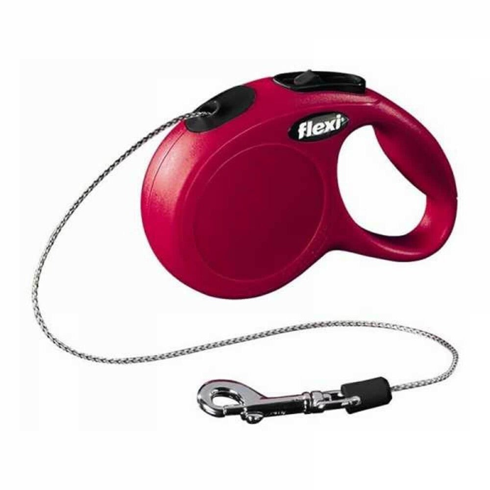 Flexi New Classic Retractable Cord Dog Leash Red XS 3m