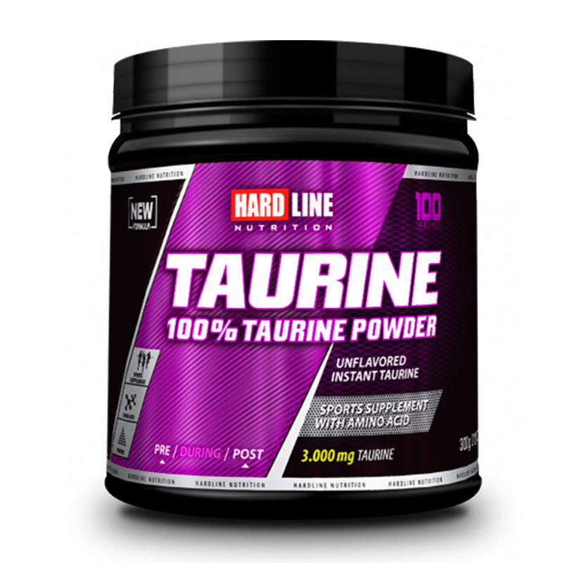 Hardline Taurine Pure Amino Acid Powder Supplement 300g