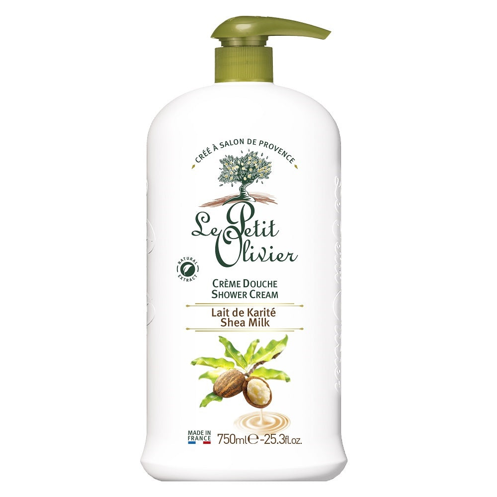Le Petit Olivier Shea Milk Shower Cream for Soft Skin 750ml