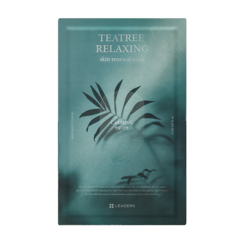 Leaders Teatree Relaxing Renewal Mask 10-Pack
