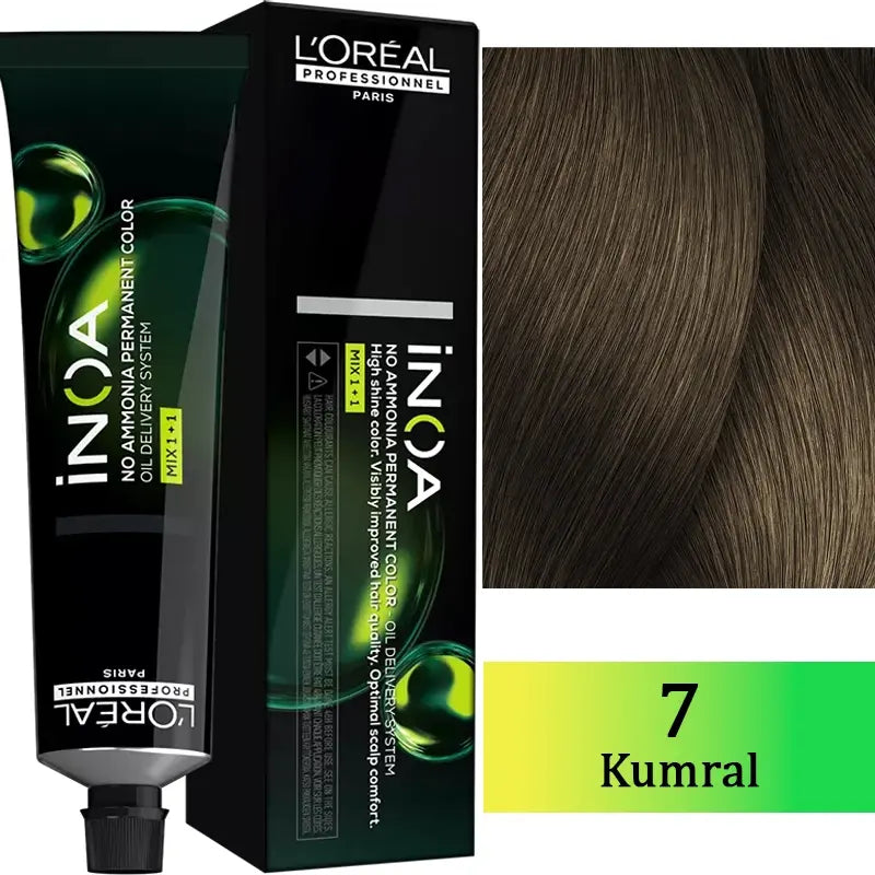 L'Oreal Professionnel Inoa Ammonia-Free Hair Color 7 Blonde 60g
