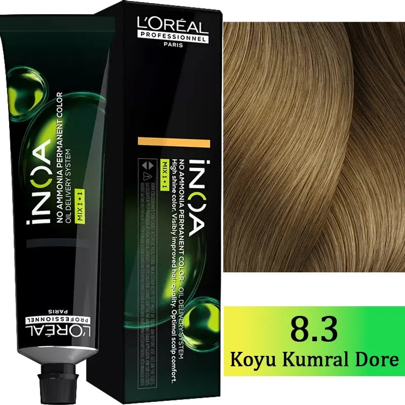 L'Oreal Professionnel Inoa Ammonia-Free Hair Color 8.3 60g