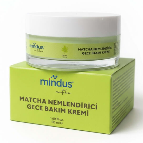 Mindus Matcha Night Cream for Radiance 50 ml