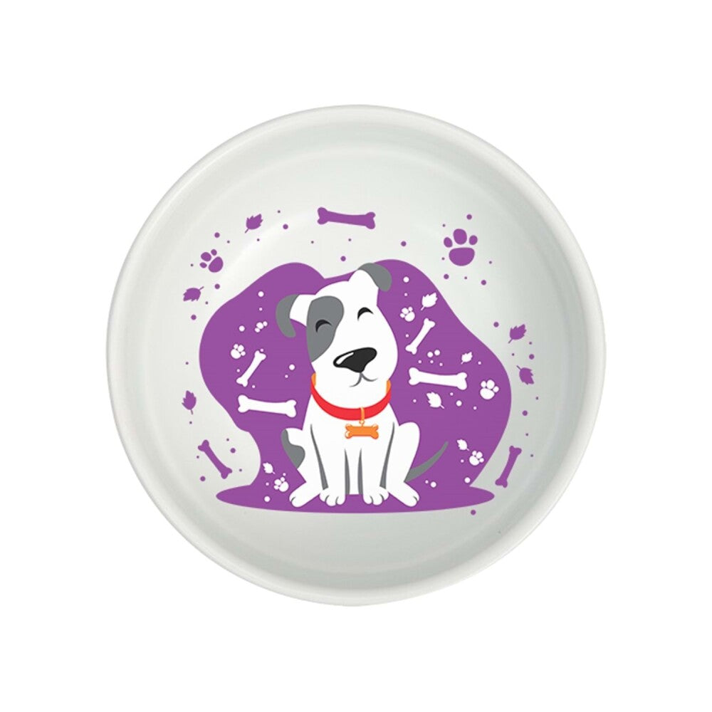 Natura Jack Ceramic Dog Feeding Bowl Durable Design 250 ml