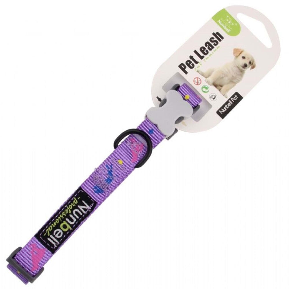 Nunbell Patterned Dog Collar Adjustable Comfort Fit 22-32cm