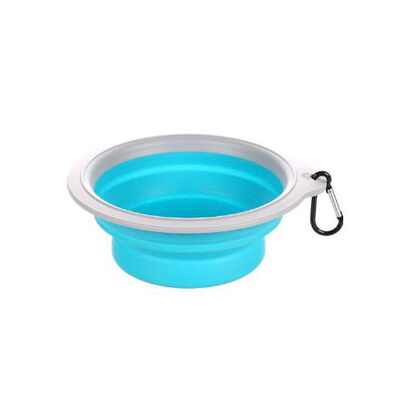 Pawise Collapsible Plastic Dog Bowl for Travel 680 ml