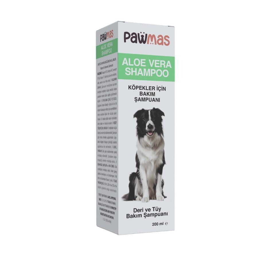 Pawmas Aloe Vera Sensitive Skin & Coat Dog Shampoo 250ml