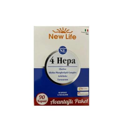 New Life 4 Hepa: Natural Liver Support Supplement | Milk Thistle, Artichoke, Choline & Dandelion | Detoxification & Liver Cleanse | Gluten & GMO Free