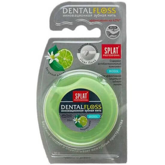 Splat Bergamot & Lemon Waxed Dental Floss 30m