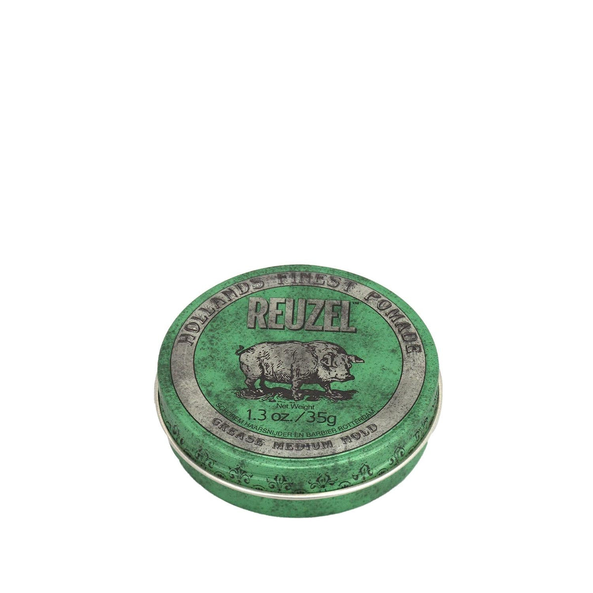 Reuzel Green Pomade Grease 35g - Strong Hold Hair Styling for Men