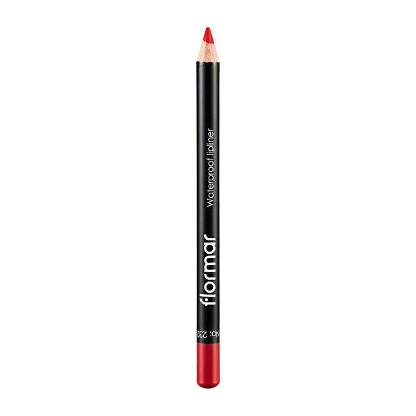 Flormar Waterproof Lip Liner - Long-Lasting Lip Definition with Intense Color, 232