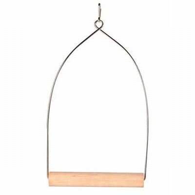 Trixie Wooden Bird Perch with Metal Hangers 10.5x22.5 cm