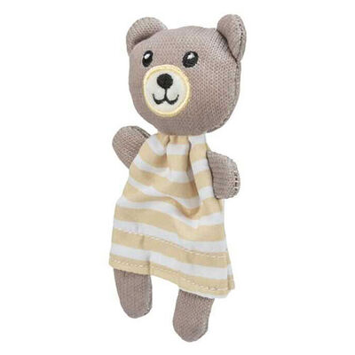 Trixie Fabric Bear Cat Toy with Catnip 12 cm