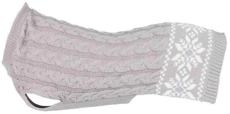 Trixie Dog Sweater Grey Knit Pet Apparel XS 30cm