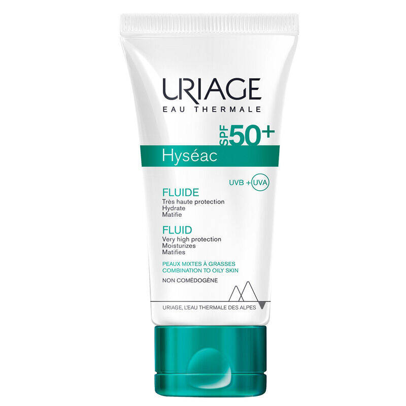 Uriage Hyseac Mattifying Fluid SPF50+ Sunscreen 50 ml