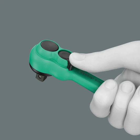 Wera 8010 A Zyklop Comfort 1/4" Drive Ratchet – 80-Tooth Fine Action (05005600001)