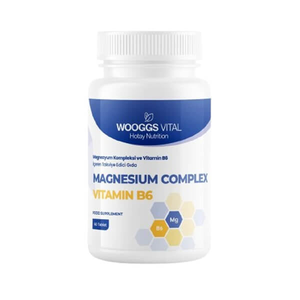 Wooggs Vital Magnesium Complex & Vitamin B6 60 Tablets